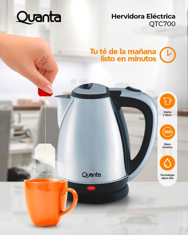 Hervidora Eléctrica Inox 2L 220V