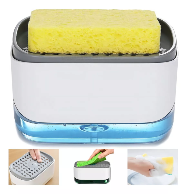 Ahorrador de Detergente con Porta Esponja || SOAP PUMP™: - Imagen 2