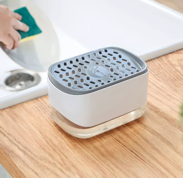 Ahorrador de Detergente con Porta Esponja || SOAP PUMP™: - Imagen 5